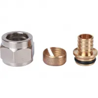 Фитинг компрессионный 16х2,0x1/2' для труб из сшитого полиэтилена STOUT RG008S7FTFRFVC Москва