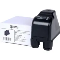 Реле давления PM5G 1-5бар 1/4 с накидной гайкой для водоснабжения STOUT RG008TMQ94FLLI Москва