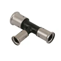 Тройник пресс 40х40х32 переходной, ПВДФ Henco 11PK-404032
