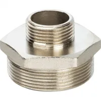 Ниппель НН 2'х1' переходной, никелированный STOUT RG008Q0OCOLLVK