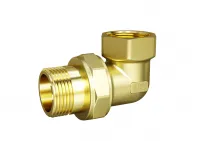Сгон разъемный угловой (американка) DN15 (1/2')   ВР/НР латунь LD Pride LD.65.534.15