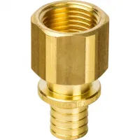 Переходник ВР 16xG 1/2 для труб из сшитого полиэтилена аксиальный STOUT RG008P0U5KL8NV Москва
