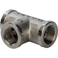 Тройник ВВ никелированный 3/8' STOUT RG008Q0QSVT5V8
