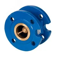 Клапан обратный фланцевый NVD402R PN16 DN150 пружинный с аксиальным затвором, чугун GJL250 Ридан 082X8476R
