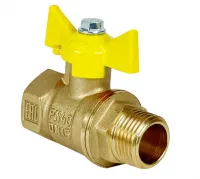 Кран шаровой для газа 11Б27фтМ 1/2' ВН ручка бабочка Valfex VF.278.LB3.012.N/P59 Москва