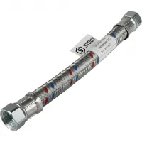 Подводка гибкая для воды 3/4' ВВ длина 30 см STOUT RG008S8TK8T7GO