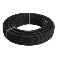 Труба гофрированная 23 черная, для трубы 16, бухта 100м Henco 100-MBLACK