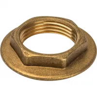 Контргайка 3/4' с упором, никелированная STOUT RG008Q0QTES7OO