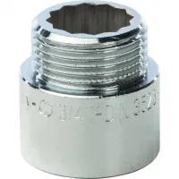 Удлинитель НВ 3/4'x20 мм, хромированный STOUT RG008Q0O7BK365