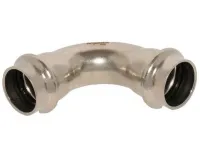 Угольник ВВ 22 90 град., нержавеющая сталь, пресс Rommer RG0091KSNO8QNJ Москва