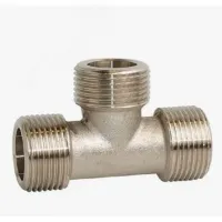 Тройник ННН 1/2'х1/2'х1/2' никелированный Aquadeel BFN-011-101 Москва