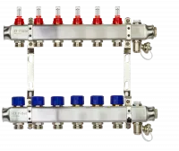 Коллекторная группа SSM-6RF set 6 контуров 1' x 3/4' с расходомерами и кронштейнами Ridan 088U0956R