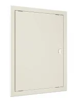 Люк-дверца ревизионная с ручкой, из ABS пластика 318х418 и с фланцем 296х396 , цвет Слоновая кость EVECS 23204
