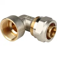 Угольник ВР 1'x26 переходной, для металлопластиковых труб винтовой STOUT RG008S9DJ5DQID Москва