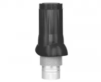 Выход вентиляционный пластиковый изолированный D125/160, цвет Black ERA 00-99137174 Москва