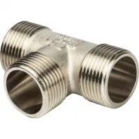 Тройник ННН 1'х1'х1' никелированный STOUT RG008Q0QSTRKIF