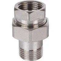 Сгон разъемный ВН 1/2' прямой (американка), никелированный STOUT RG008Q1DJVBR3J
