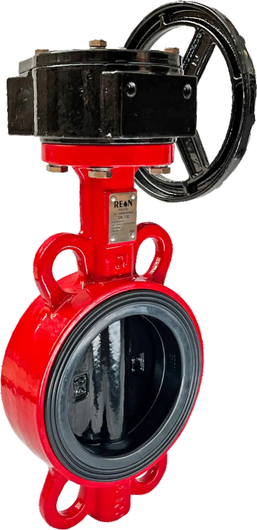 Дисковый поворотный затвор с алюминиевой рукояткой REON тип RSV83RED DN  600 PN 16 Москва