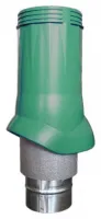 Выход вентиляционный пластиковый изолированный D125/160, цвет Green ERA 00-99004523 Москва