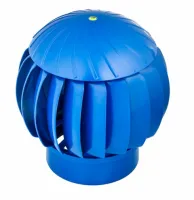 Турбина ротационная вентиляционная (нанодефлектор) из ABS пластика D160, цвет Blue ERA 00-99004512 Москва