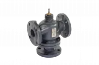 клапан регулирующий vf-3r pn16 dn 250 kvs630 t150, 3-х ход. смеш. седельный фланец чугун Ридан 065B4250R Москва