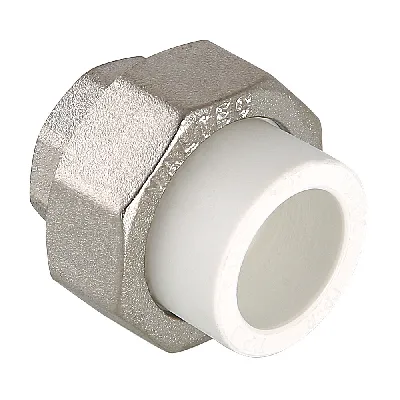 Муфта разъемная 20 х 1/2' ВР полипропиленовое PPR белое VALTEC PV7622004 Москва
