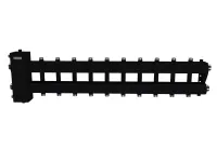 Коллектор с гидрострелкой BM-150-11DU на 10 контуров G 1', 1 боковой контур G 1 1/2'до 150 кВт ст. 09Г2С Gidruss BM 15080 24