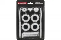 Комплект монтажный ROMMER c двумя кронштейнами 3/4 (11 в 1) белый Rommer RG008P2HSIGRUC Москва