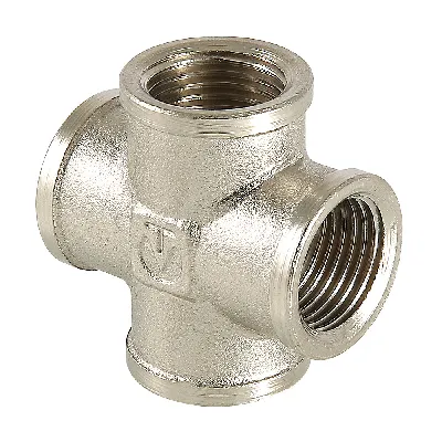 Крестовина ВВ 1/2' никелированная VALTEC S76000004