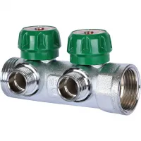 Коллектор распределительный 1'x2 выхода 1/2' STOUT RG008UJDJ7H5B5 Москва