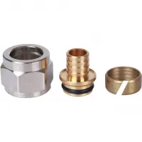 Фитинг компрессионный для PEX труб 16x2.2x1/2' STOUT RG008S7FTNPKJF Москва
