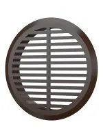 Решетка переточная круглая D50 с фланцем D45, комплект из 4 шт, цвет Коричневый ERA 23663 Москва