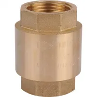 Клапан обратный пружинный муфтовый 1' с пластиковым седлом STOUT RG008T8CKQH3T9
