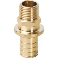 Переходник НР 25xR 1/2 для труб из сшитого полиэтилена аксиальный STOUT RG008Q1DJKR514