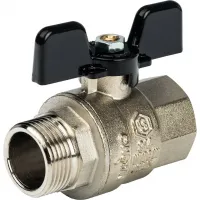 Кран шаровой 3/4' ВН ручка бабочка STOUT RG008Q0BRA8ES0