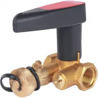Клапан ручной запорный с дренажем резьбовой DN 032 PN 25 Kvs=15,5 м3/ч BROEN 594766