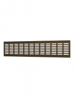 Решетка переточная алюминиевая с анодированным покрытием 480x100, цвет Dark bronze ERA 00-99002126 Москва
