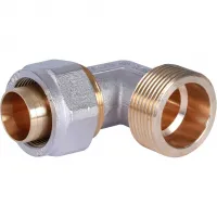 Угольник НР 1 1/4'x32 переходной, для металлопластиковых труб винтовой STOUT RG008S9DJ1HDE9 Москва