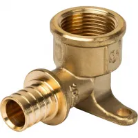 Угольник ВР 20х3/4' с креплением, аксиальный STOUT RG008Q0EO0SPPP