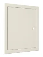 Люк-дверца ревизионная с ручкой, из ABS пластика 268х318 и с фланцем 246х296 , цвет Слоновая кость EVECS 23187