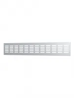 Решетка переточная алюминиевая с анодированным покрытием 480x80, цвет Silver ERA 00-99002123 Москва