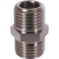 Ниппель НН 1/4 никелированный STOUT RG008Q0OCMPGJ4 Москва