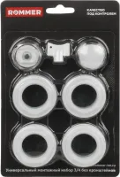 Комплект монтажный ROMMER 3/4 (7 в 1) белый Rommer RG008P0F5ISVCE Москва