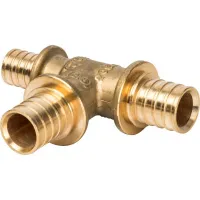 Тройник переходной 20x20x16 для труб из сшитого полиэтилена аксиальный STOUT RG008P0UD6V6FI