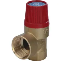 Клапан предохранительный 25x1/2' для систем отопления 2.5бар, Kvs=0.57м3/ч STOUT RG008Q0C1G7C1I Москва