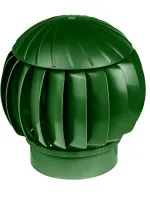 Турбина ротационная вентиляционная (нанодефлектор) из ABS пластика D160, цвет Green ERA 00-99004511 Москва