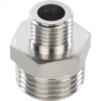 Ниппель НН никелированный 1/2'x1/4' STOUT RG008Q0OCNLVDC Москва