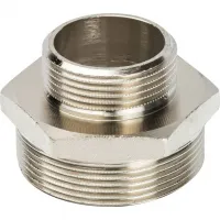 Ниппель НН 2'х1'1/4 переходной, никелированный STOUT RG008Q0OCONUVR