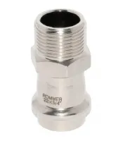 Соединитель нержавеющая сталь 22x3/4' НР, пресс Rommer RG0091KSNP3H5C Москва