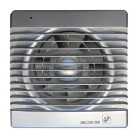Вентилятор накладной Decor 200C Silver Soler & Palau 03-0103-019 Москва